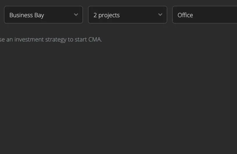 Choose CMA unit type