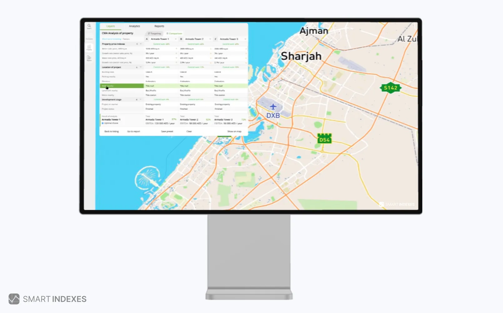 Solution CMA Analysis at GeoAnalytics by Smart Indexes