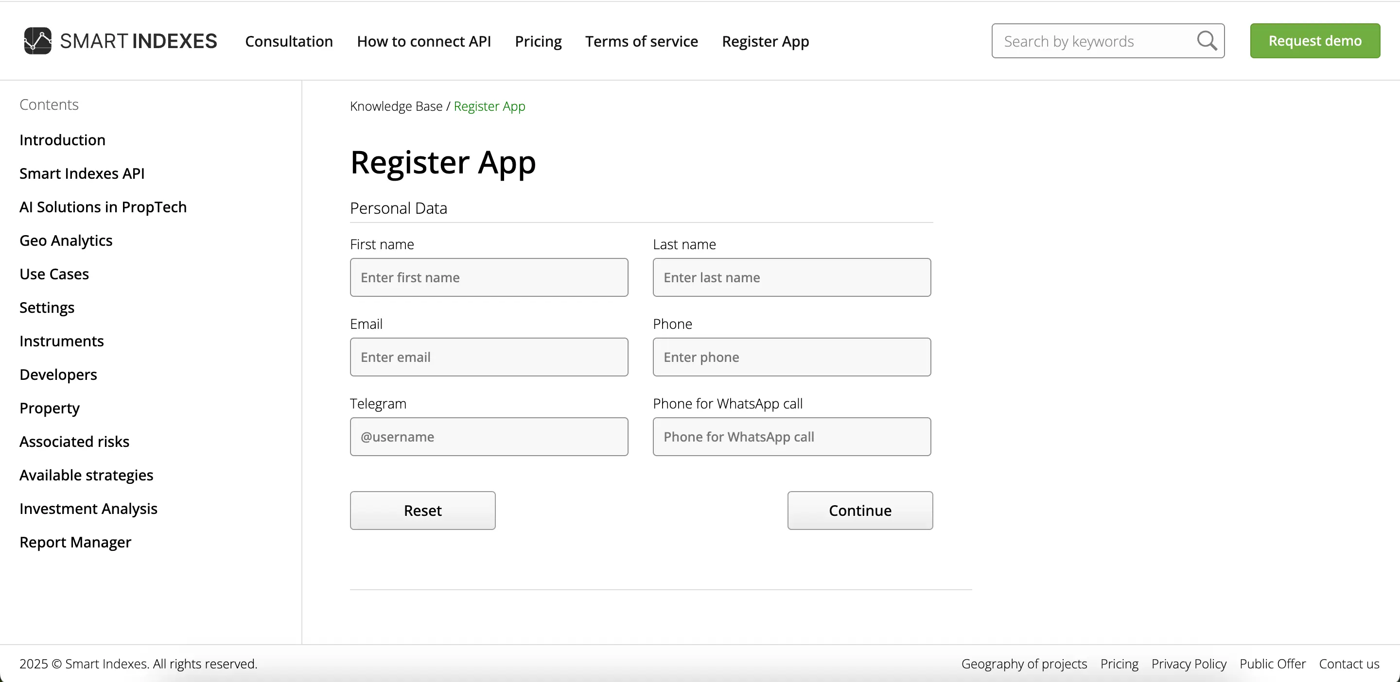 Register your application to enable authorized API use